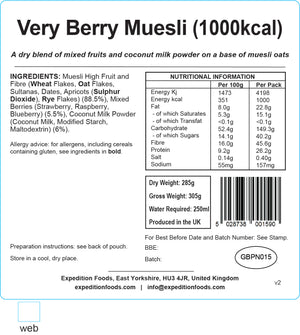 Very Berry Muesli