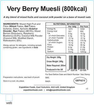 Very Berry Muesli