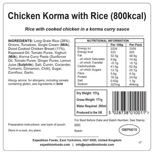 Chicken Korma with Rice