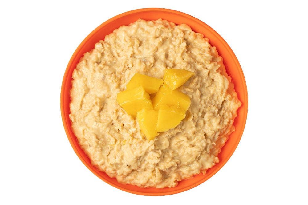 Heißes Müsli mit Mango 