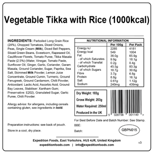 Gemüse-Tikka mit Reis 