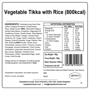 Gemüse-Tikka mit Reis 